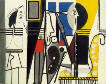  Model Painting - The Artist and His Model L artiste et son modele 1928 Cubist
